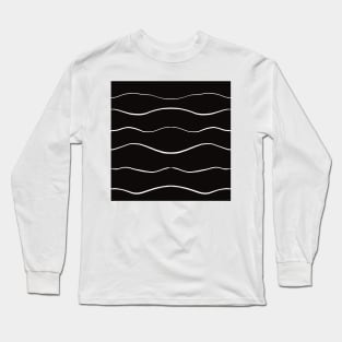 White Waves Long Sleeve T-Shirt